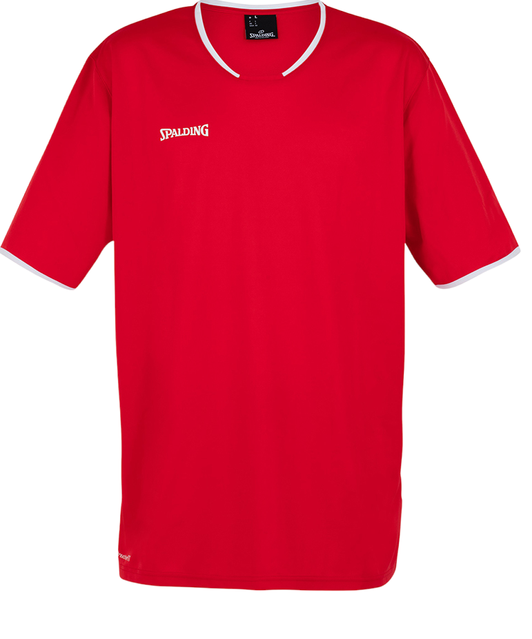 T-shirt Spalding Move Shooting V-Neck T-Shirt Rød | 3002141-04