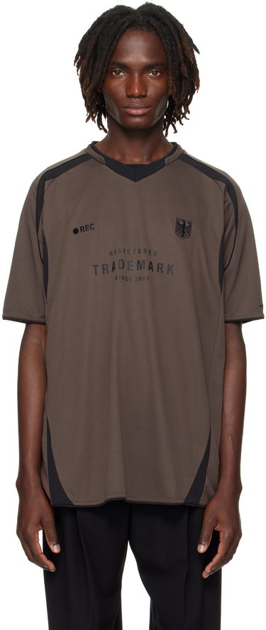 T-shirt VETEMENTS 'Trademark' Football T-Shirt Brun | UH76TR500C, 0