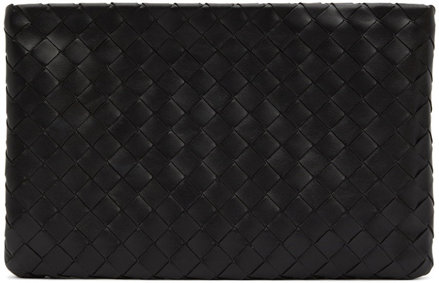 Håndtaske Bottega Veneta Medium Flat Pouch Sort | 608232 VCCP9, 0