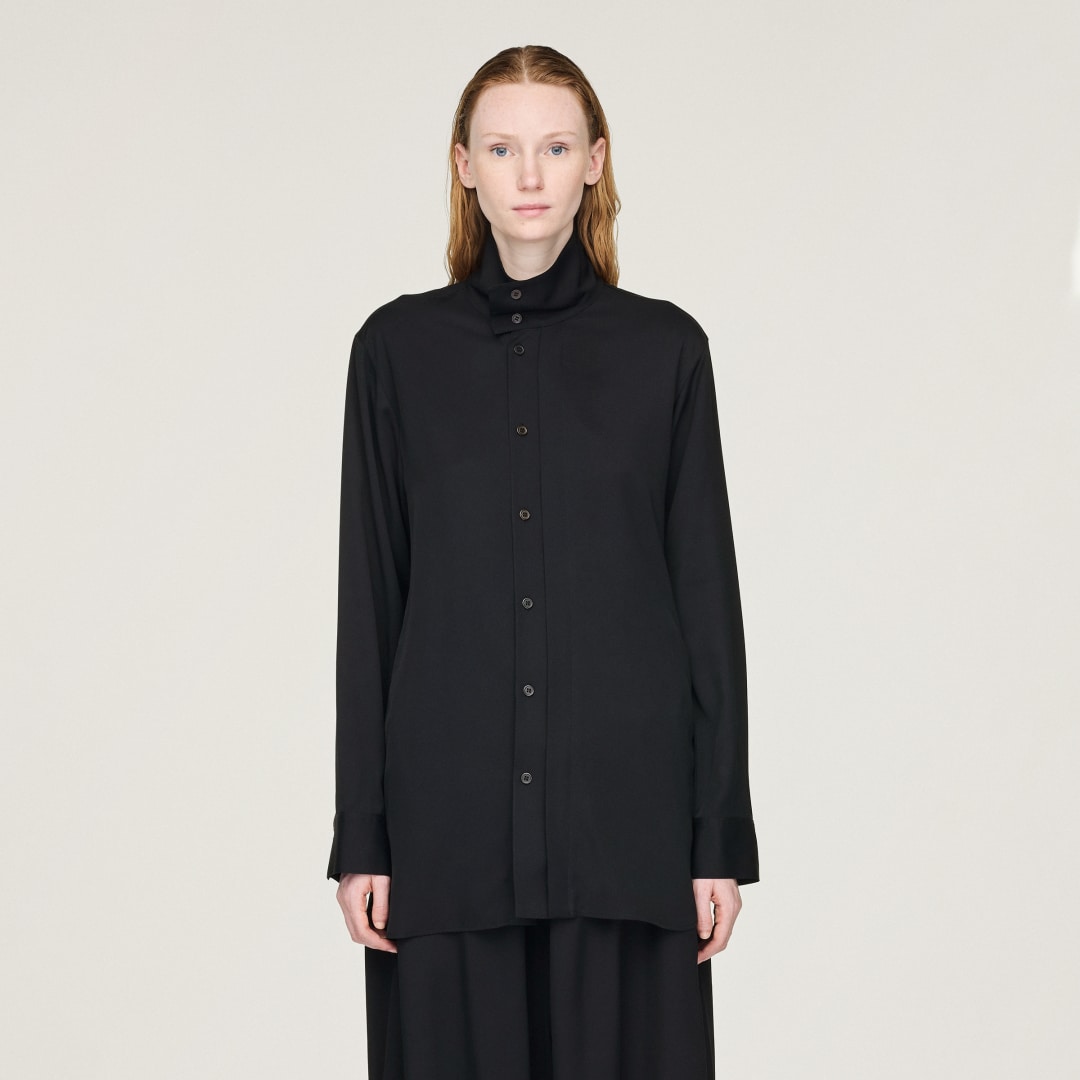 Skjorte adidas Performance Y-3 Rayon Twill Shirt Sort | JX4752, 0