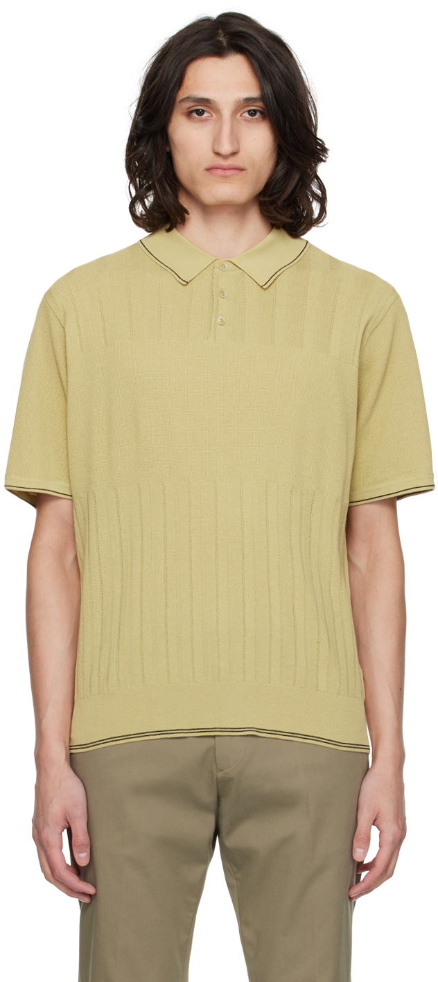 Polo skjorte Paul Smith Paul Smith Striped Knit Polo Grøn | M1R-635Y-M02312-34