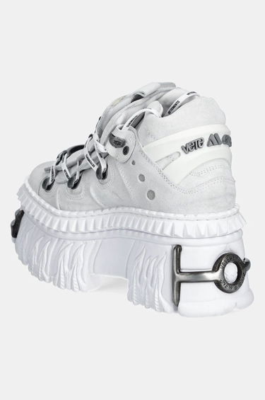 Sneakers og sko VETEMENTS New Rock Edition Fire Platform Hvid | UA66SN100W, 2