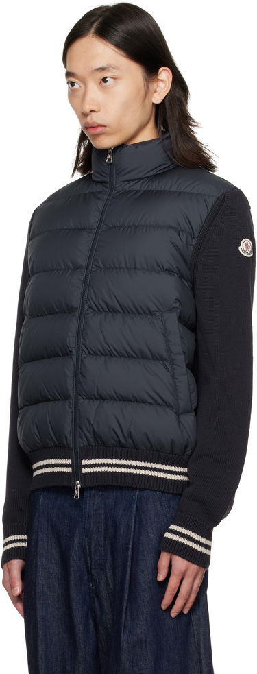 Jakke Moncler Moncler Padded Hybrid Jacket Sort | K20919B00032M1509, 3