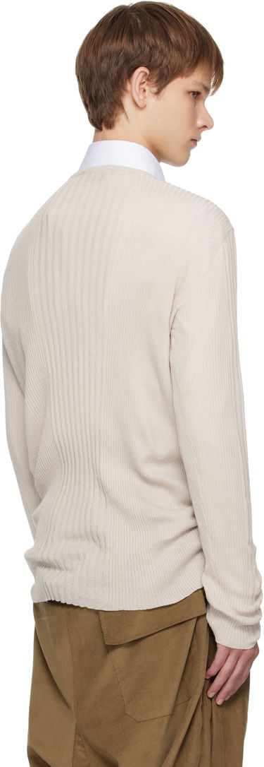 Sweater Vivienne Westwood Vivienne Westwood Tegan Henley Knit Top Beige | 2701002N-Y003M-, 2