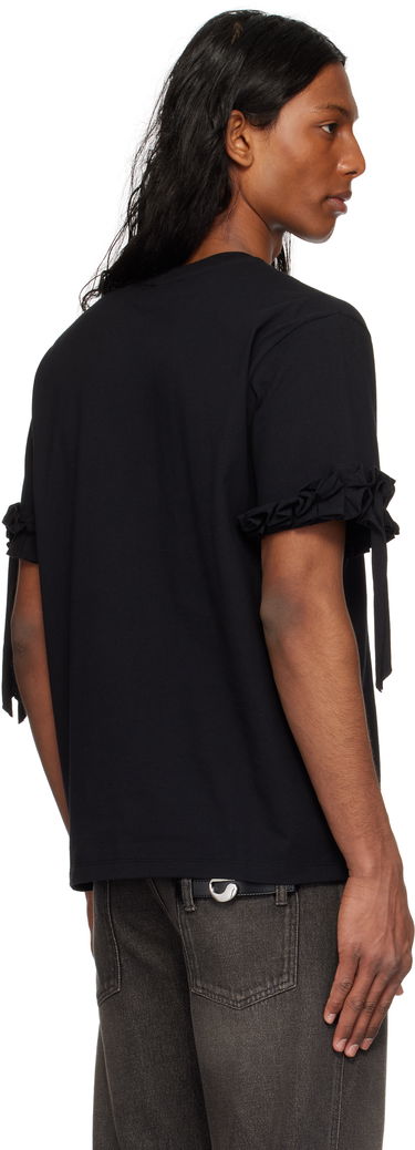 T-shirt Coperni Coperni Ruffle Logo Boxy T-Shirt Sort | COPJS133F5028MEN, 2