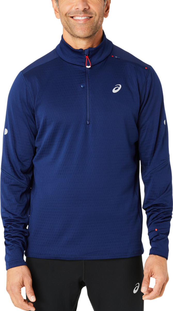 Sweatshirt Asics Road Winter 1/2 Zip Mid Layer Top Blå | 2011d108-400