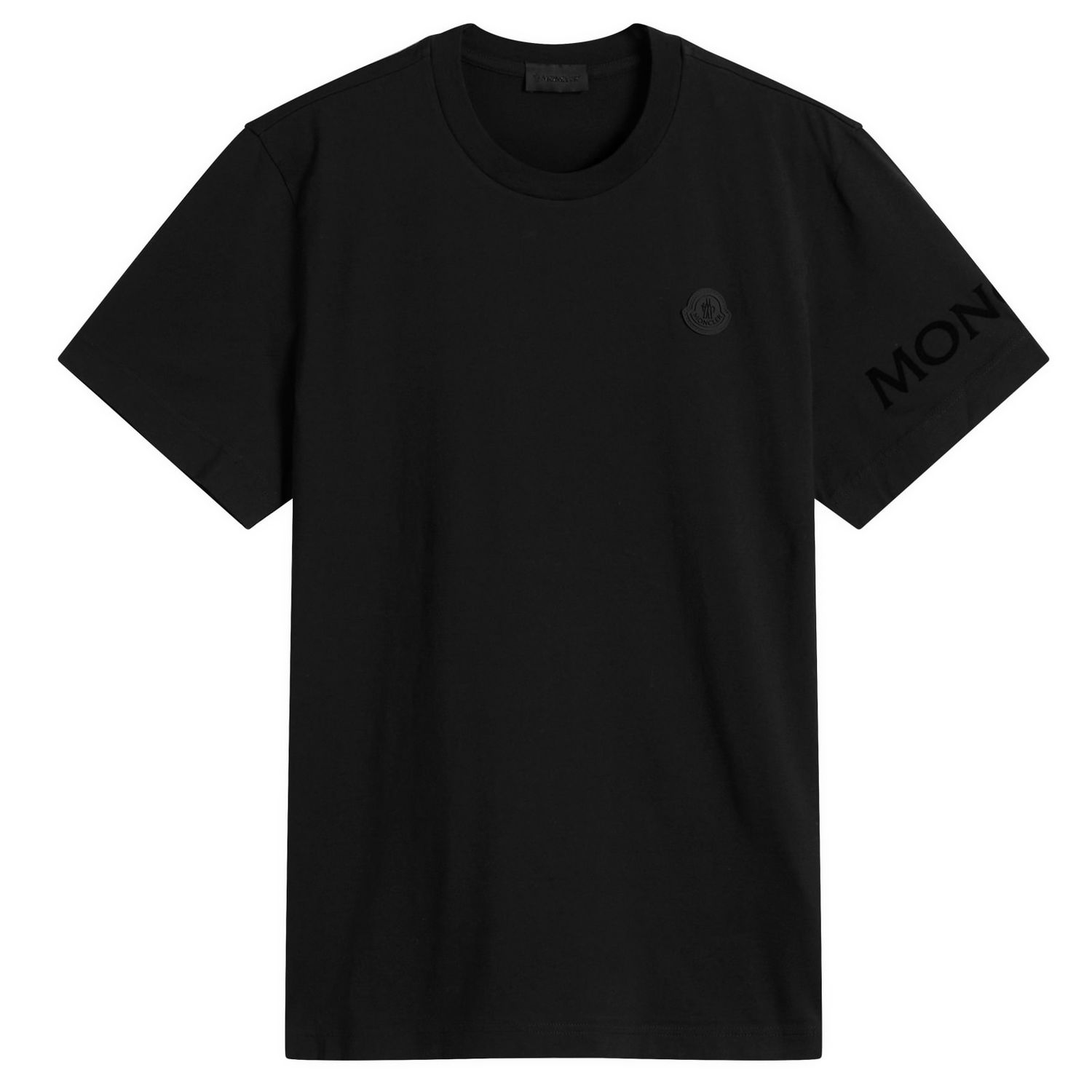 T-shirt Moncler Short Sleeve Cotton T-Shirt Sort | 8C000-39-89AYW-999, 1