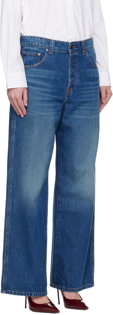Jeans Khaite KHAITE Winslow Wide-Leg Jeans Blå | 1164917021, 1