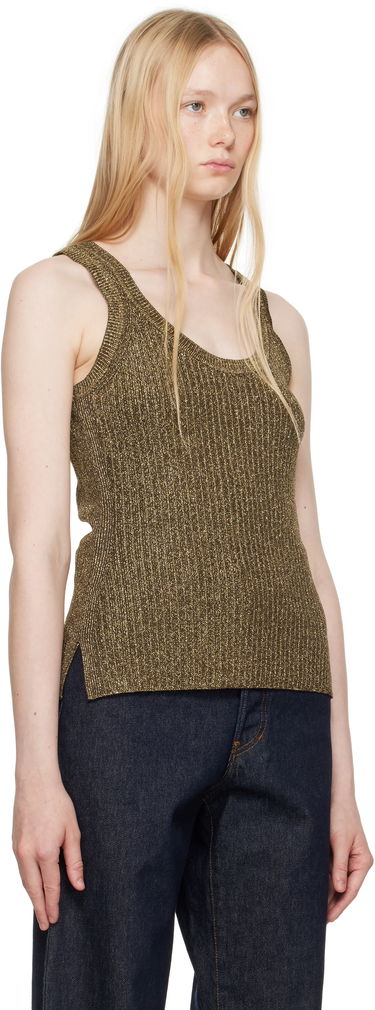 Tanktop Tom Ford Tom Ford Metallic Knit Tank Top Metalisk | TSK372-YAX876, 1