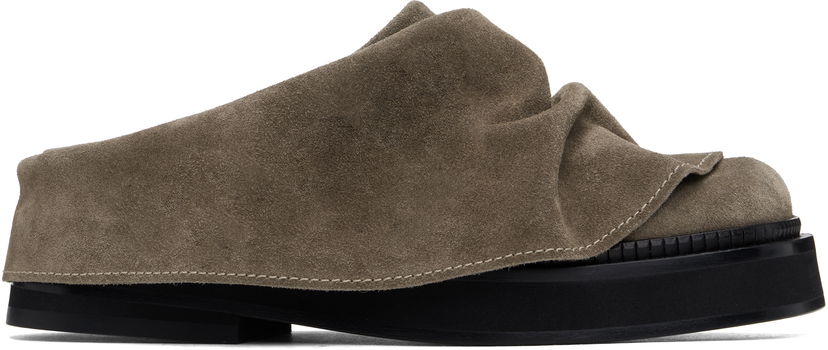 Tøj The Attico Attico Mini Robin Slip-on Loafers Grå | 250WSH00855 LBT040AA