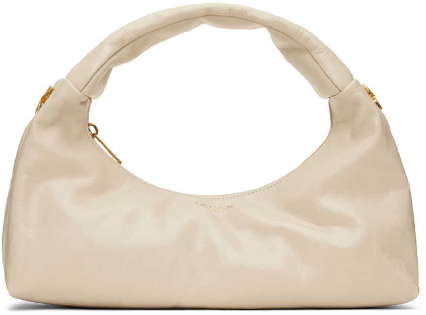 Håndtaske Off-White Arcade Bag Beige | OWNN174S24LEA0010400, 0