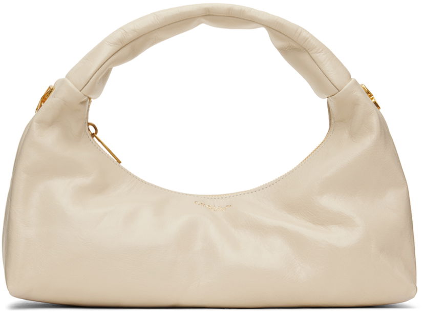 Håndtaske Off-White Arcade Bag Beige | OWNN174S24LEA0010400