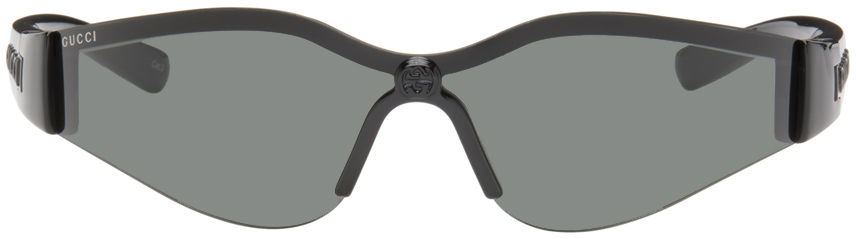 Solbriller Gucci Gucci Black Mask Sunglasses Grøn | GG1651S-001, 0