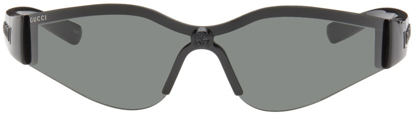 Solbriller Gucci Gucci Black Mask Sunglasses Grøn | GG1651S-001