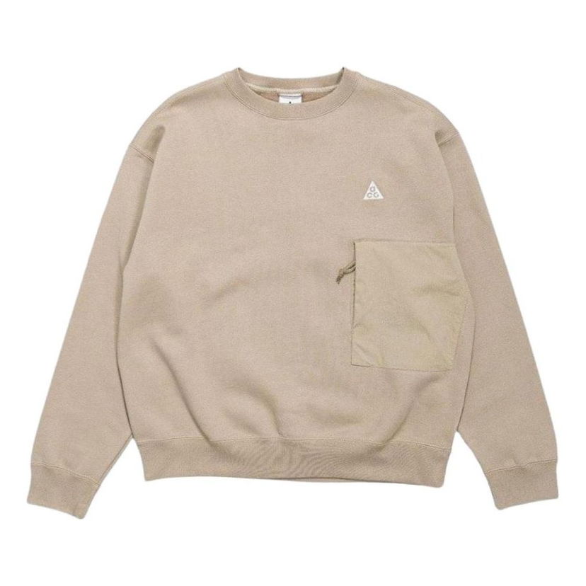 Sweater Nike ACG ACG Crew Sweatshirt Beige | CV0681-247