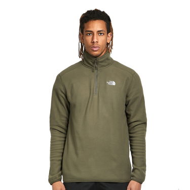Sweatshirt The North Face 100 Glacier 1/4 Zip Grøn | NF0A5IHP21L1, 0