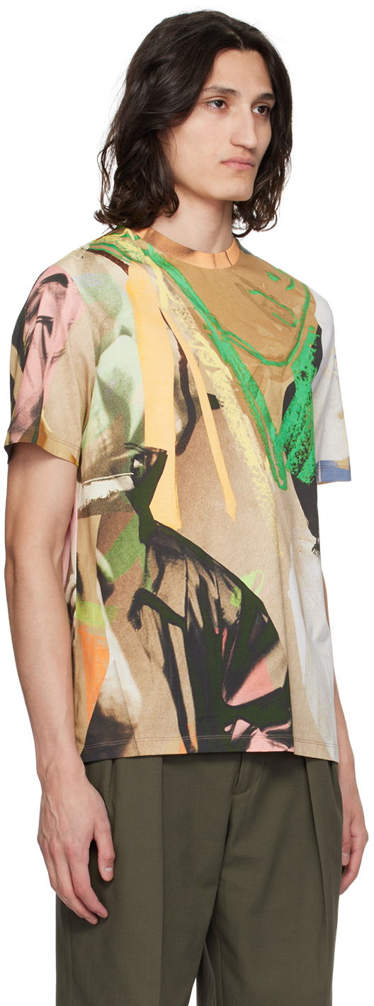 T-shirt Paul Smith Paul Smith Life Drawing Graphic T-Shirt Flerfarvet | M1R-919T-MP4285-92, 1