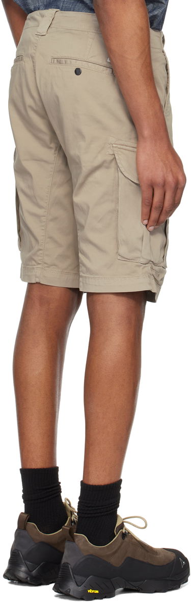 Shorts C.P. Company C.P. Company Stretch Sateen Cargo Shorts Beige | 18CMBE116A005694G, 2