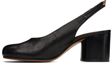 Sneakers og sko Maison Margiela Maison Margiela Tabi Leather Slingback Heels Sort | S58WL0210 P3753, 2
