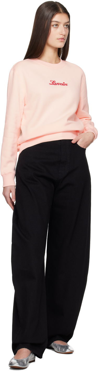 Sweater LANVIN Lanvin Embroidered Sweatshirt Lyserød | RW-SS0006-J134-P25, 3