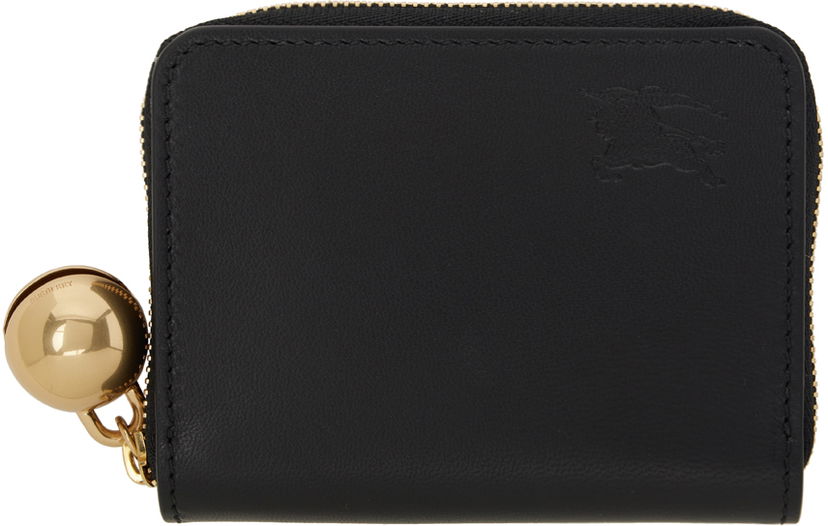 Tegnebog Burberry EKD Leather Zip Wallet Sort | 8079212