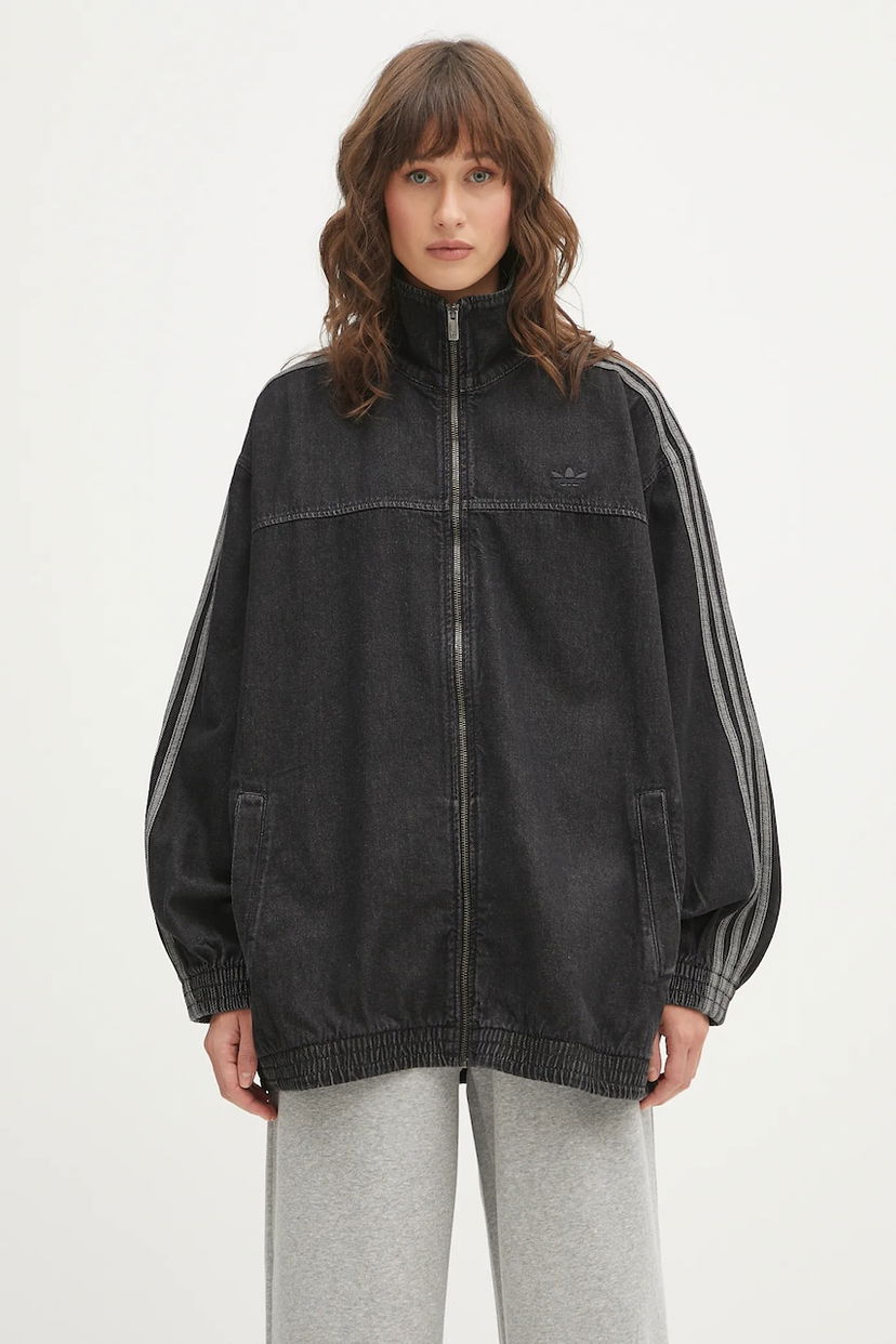 Jakke adidas Originals adidas Originals Denim Os TT Oversize Jacket Sort | JY2897