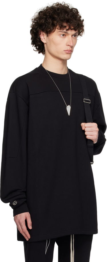 Sweatshirt Rick Owens Rick Owens Champion Edition Girdered Sweatshirt Sort | CM01E1671 CHFE FELPA, 1