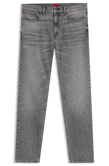 Jeans BOSS Slim-Fit Comfort-Stretch Jeans Grå | 50542701