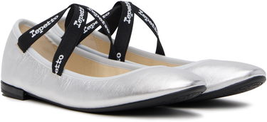 Kjole Repetto Repetto Joana Mary Jane Ballerina Flats Metalisk | V184VEMD, 3