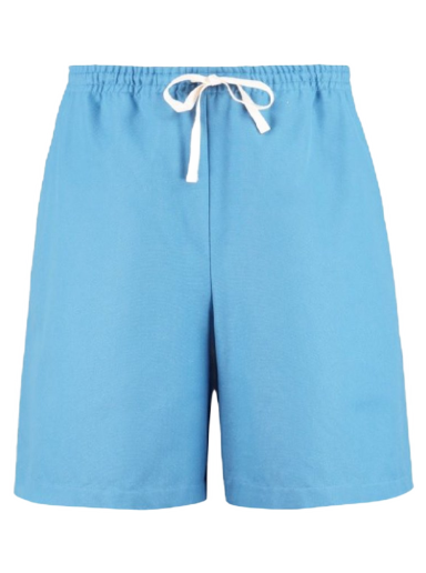 Shorts Gucci Ciel de Nuit Animal Taped Cotton Shorts Blå | 659825 ZAGP5 4371