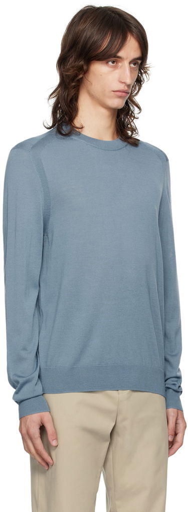 Sweater Paul Smith Paul Smith Crewneck Sweater Blå | M1R-562X-M02093-42, 1
