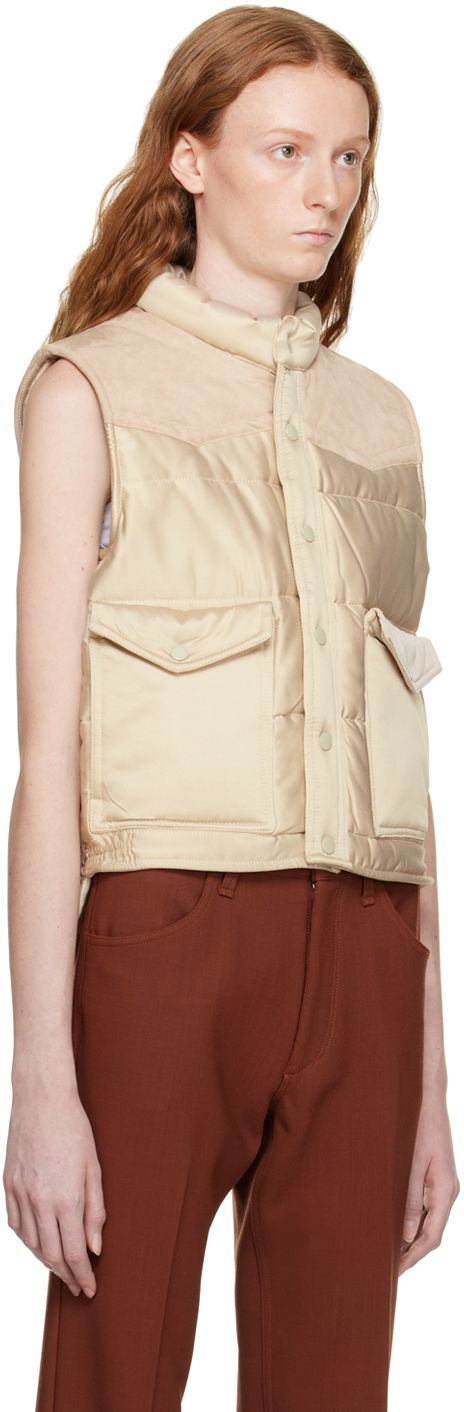 Vest rag & bone Erica Puffer Vest Beige | WAW22H2019PY19, 1