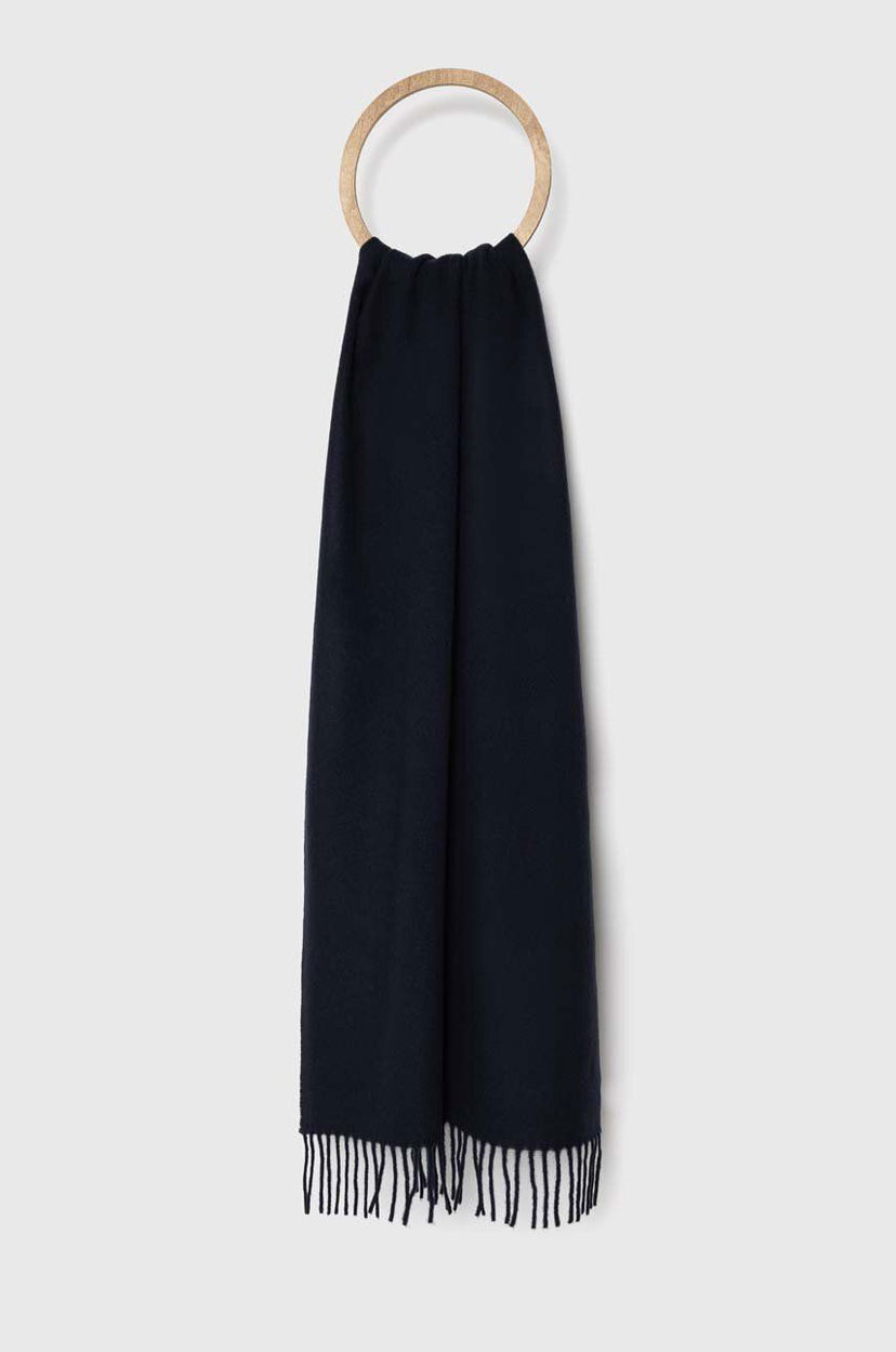 Tørklæde Samsoe Samsoe Wool Scarf Mørkeblå | M13407222