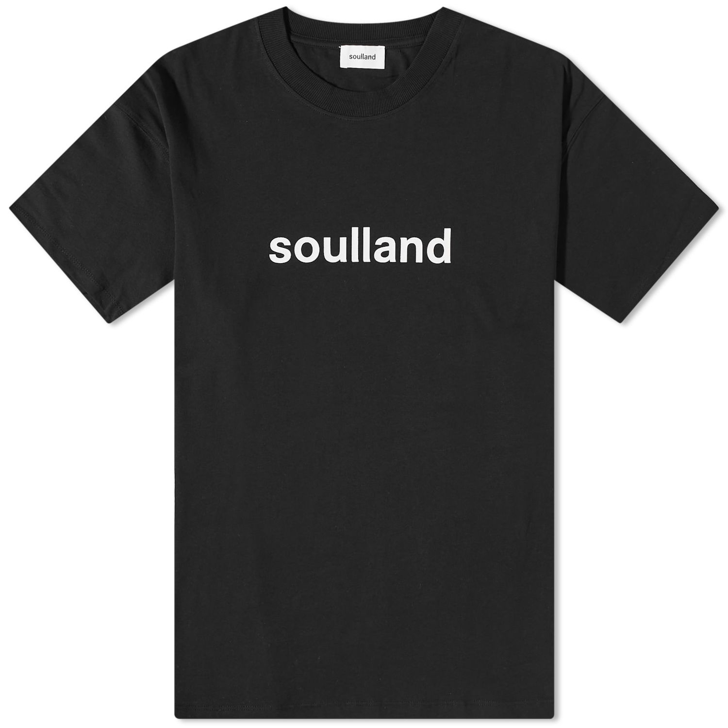T-shirt Soulland Ocean Tee Sort | 1184-1040-BK, 0