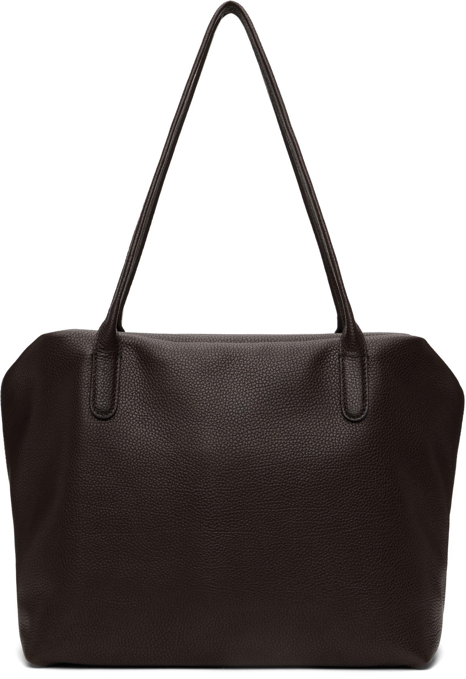 Mulepose The Row The Row Henri Leather Tote Brun | W1759-L41, 0