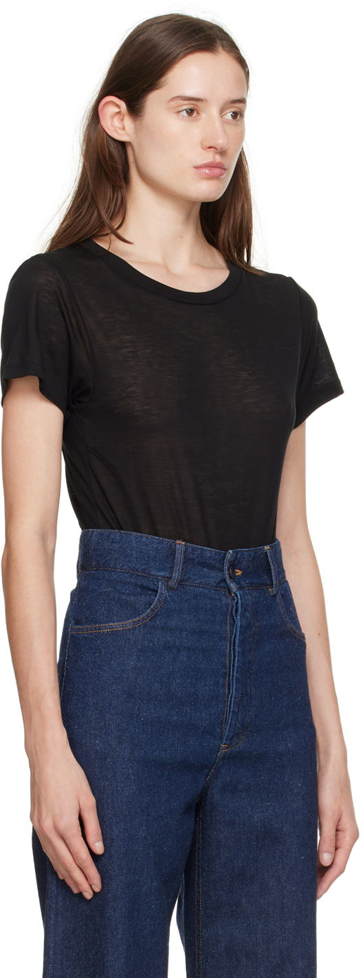 Krop Baserange Press-Stud Bodysuit Sort | ONTE-BL-000, 1