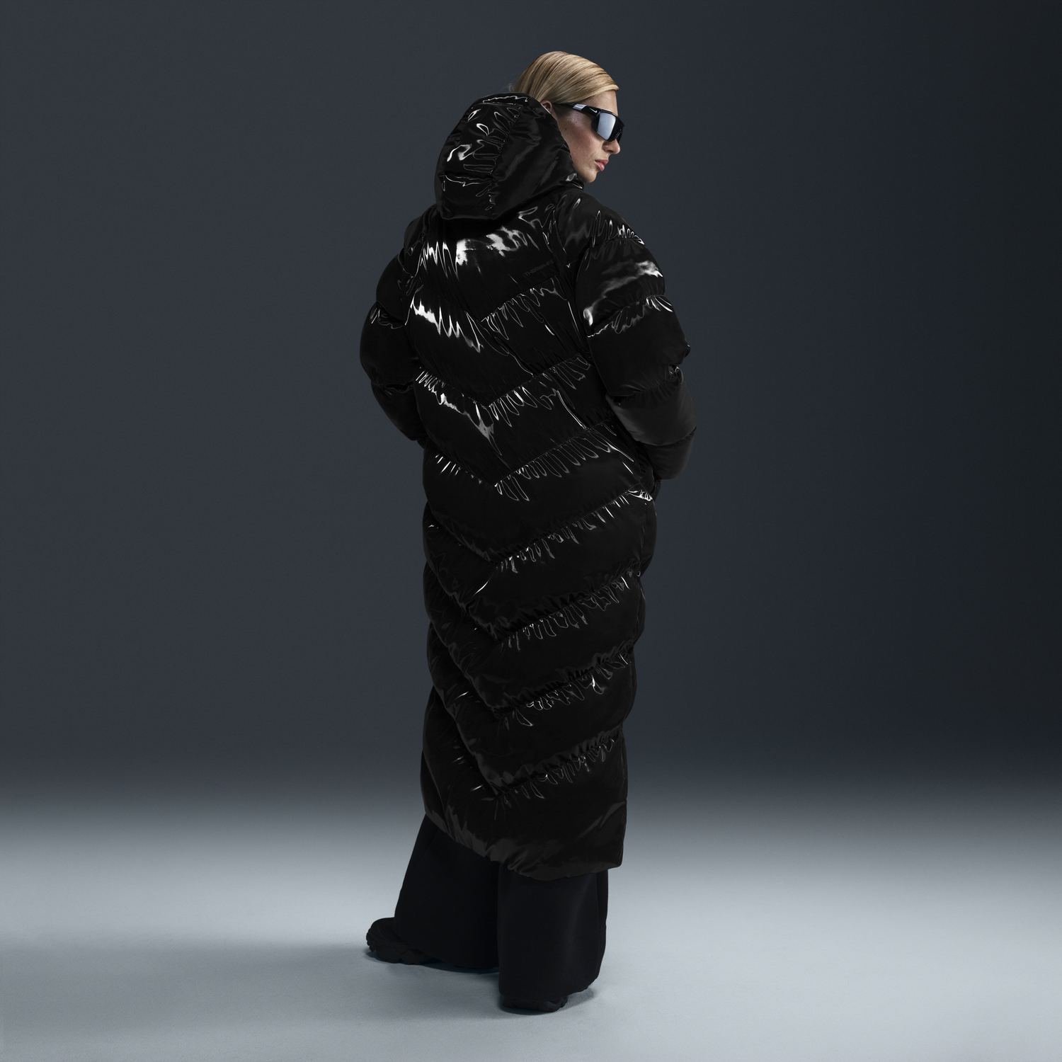 Parka Nike Parka Windpuffer Long Black Sort | FV7827-010, 1
