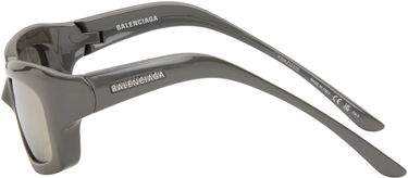 Solbriller Balenciaga Balenciaga Rectangular Sunglasses Grå | BB0385S-003, 2