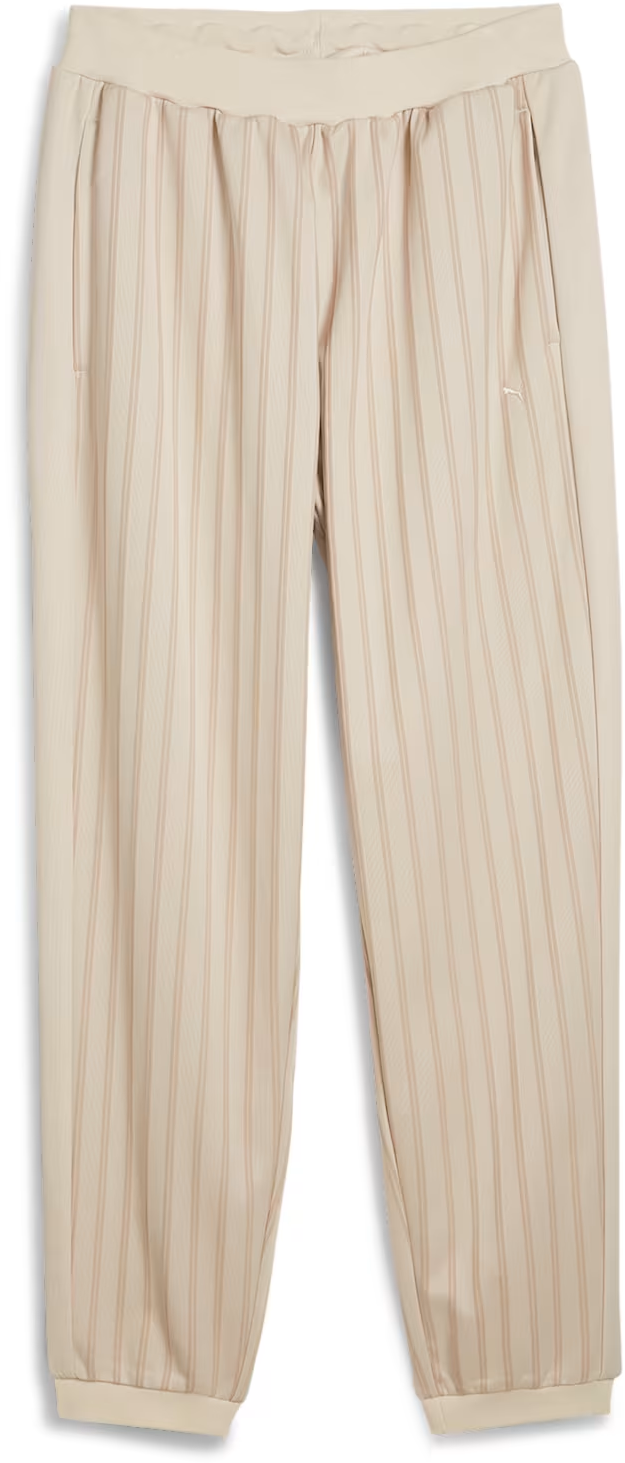 Joggingbukser Puma T7 Striped Track Pants Beige | 626696-87