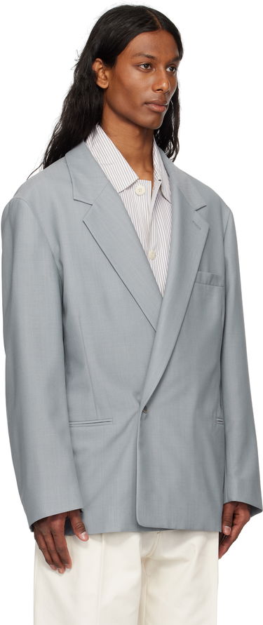 Jakke LEMAIRE Lemaire Soft Double Breasted Blazer Sort | JA1063 LF414, 4