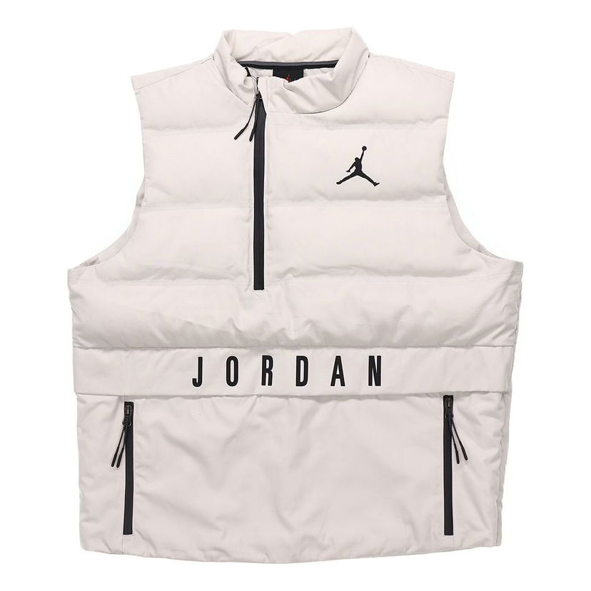 Vest Jordan Jordan 23 Tech Half Zipper Vest Beige | 926478-072