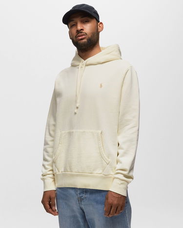 Sweatshirt Polo by Ralph Lauren Loopback Fleece Hoodie Hvid | 710916690003, 3