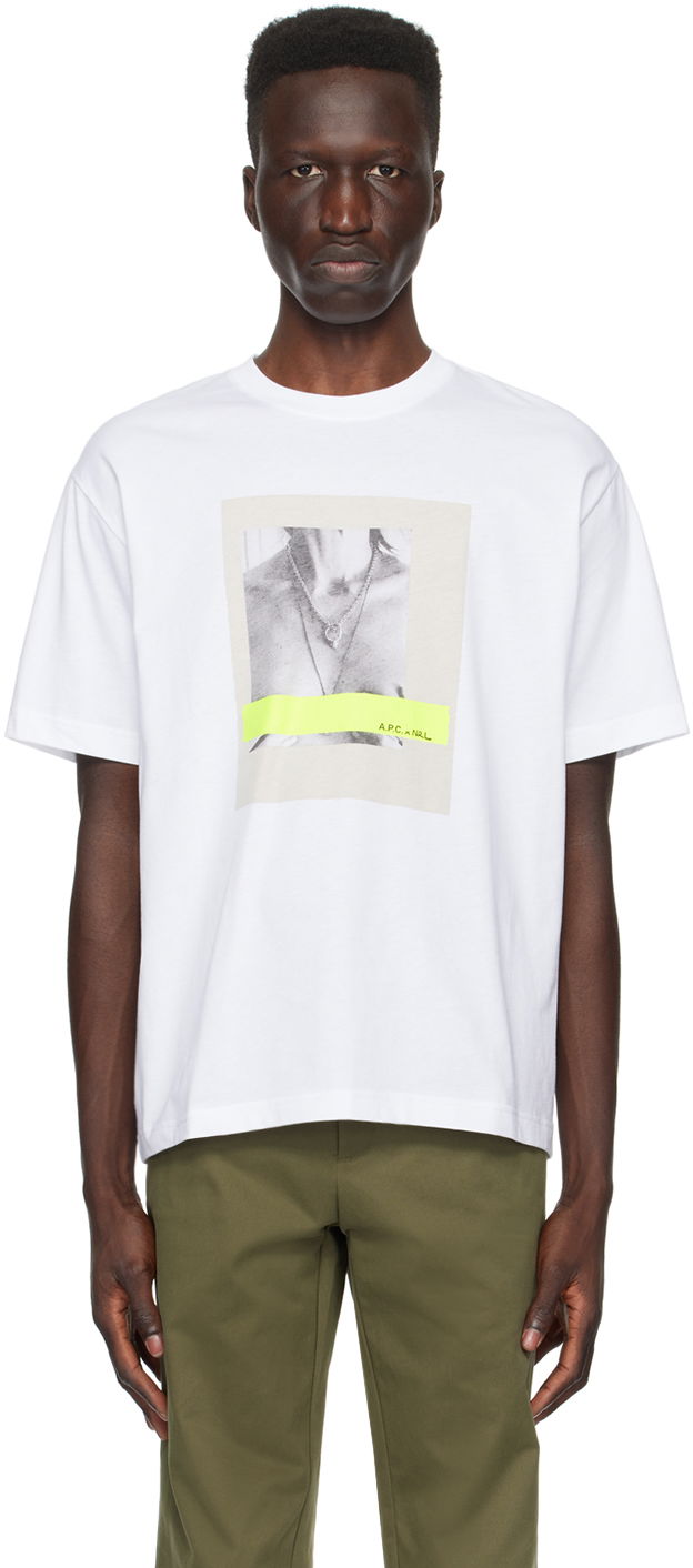 T-shirt A.P.C. Natacha Ramsay T-Shirt Hvid | COGYJ-H26368