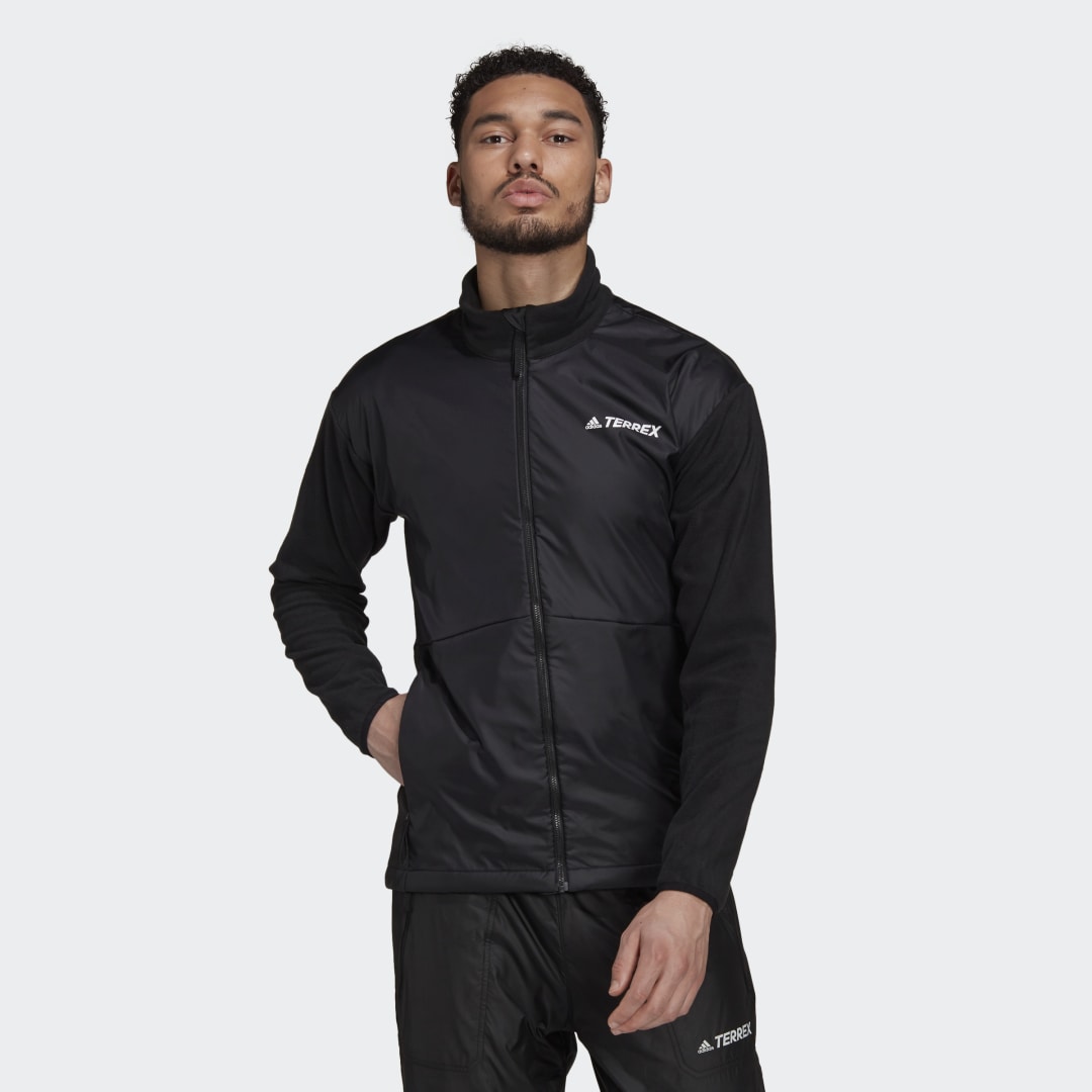 Vindjakke adidas Originals Multi Primegreen Wind Fleece Jacket Sort | GQ2909, 0