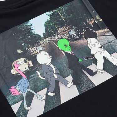 T-shirt RIPNDIP Rip N Dip Crosswalk T-Shirt Sort | RNDSPR25149, 2