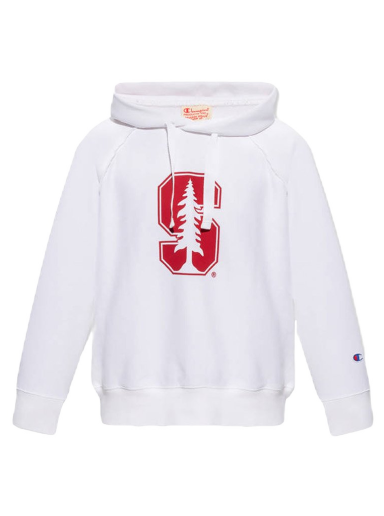 Sweatshirt Champion Hooded Sweatshirt Hvid | 115110-WW001