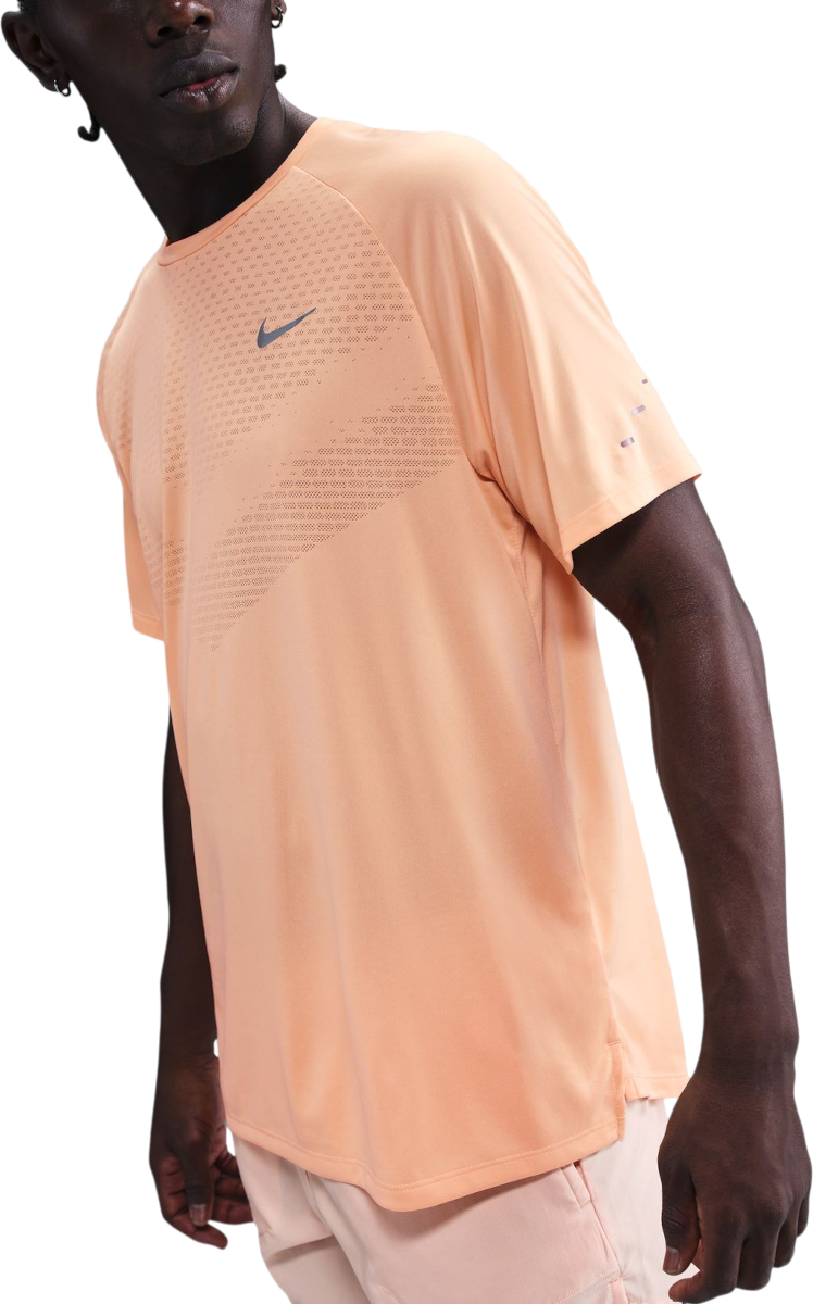 T-shirt Nike Stride Perforated Running T-Shirt Orange | hv5203-734, 0