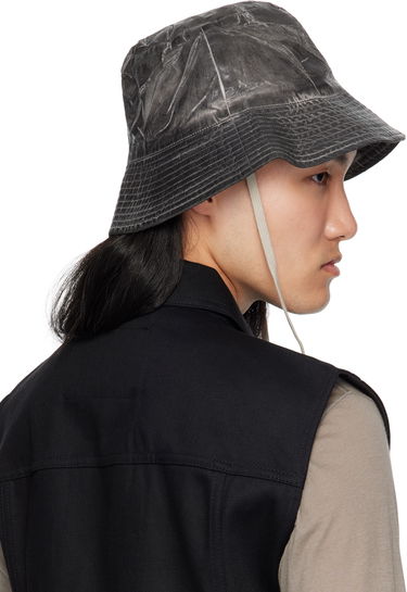 Hat Rick Owens Rick Owens DRKSHDW Hollywood Gilligan Bucket Hat Sort | DA01E3479 PF, 2