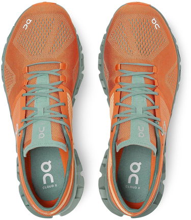 Sneakers og sko On Running Cloud X Orange | 40.99704, 5