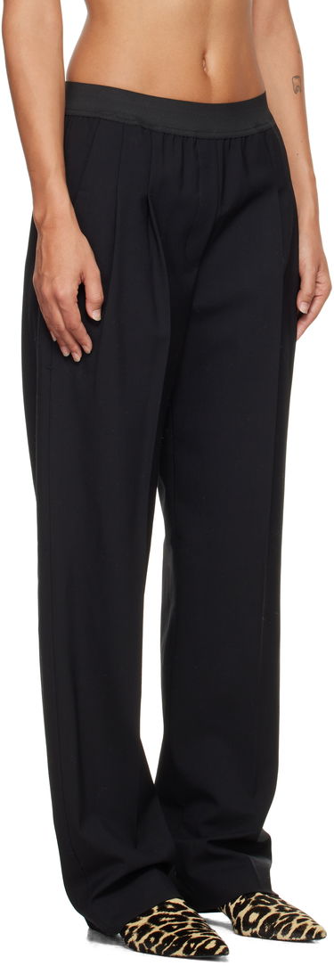 Bukser Loulou de Saison Loulou de Saison Elasticated Waistline Trousers Sort | NIRO, 1